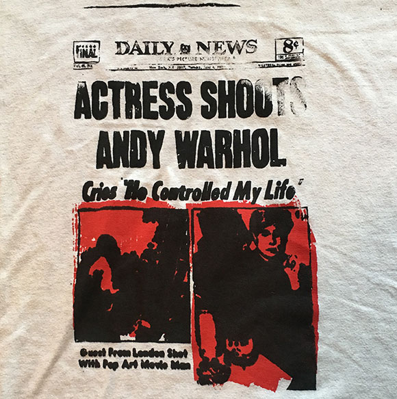 Actress-Shoots-Andy-Warhol-T-Shirt